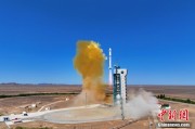 事业概念我国首颗地球物理场探测业务卫星“张衡一号”02星成功发射